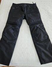 Probiker Motorradhose, schwarz, Gr. 28, Knieprotektoren, Steppinnenfutter
