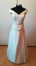 ♥Brautkleid Hochzeitkleid 2-teilig in creme gr. 38-40 NEU 001♥