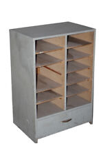 alter Holzschrank mit Schieber Ablage Schrank Holz vintage 60x40x88cm