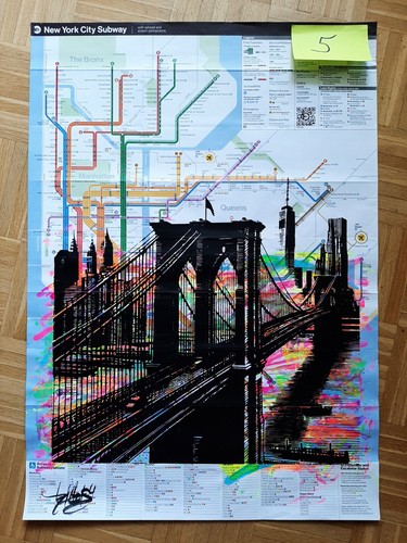 Art subway map - subway, brooklyn