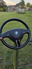 Bmw E46 Touring Holz Leder Sport Lenkrad MuFu Airbag