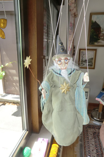 Marionetten puppe zauberer - marionetten,