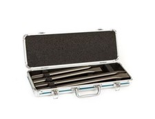 Makita D-42466 Meißel Set SDS-Max 4 tlg. Spitzmeissel Flachmeissel mit Alukoffer