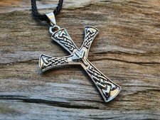 Anhänger Algiz Elhaz Man Rune Futhark Freya Odin Götter Wikinger Vikings  K31.3
