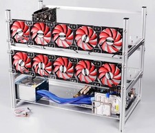 12 GPU Mining Rig Frame inkl