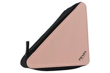 PRADA Kosmetiktasche Damen Rosa Elegant Polyester Breite 23 cm Make-up Tasche