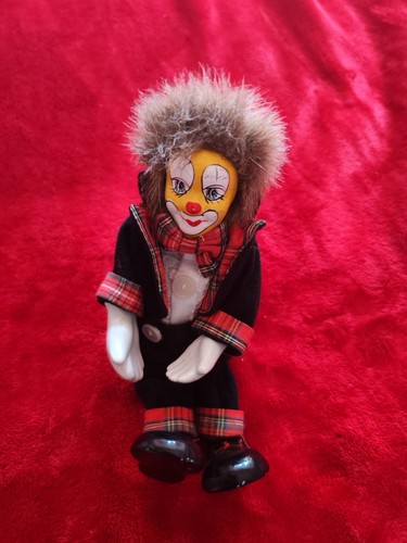 Porzellan clown puppe - porzellan,