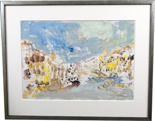 Farblithografie armin mueller - farblithografie,