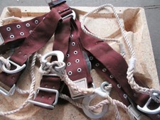 alter Auffanggurt Haltegurt  Feuerwehr Gurt  Arbeitsgurt  Absturzsicherung DEKO 