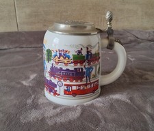 Porzellan Bierkrug mit