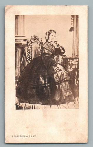 Cdv aristokratie frau - frau, zu