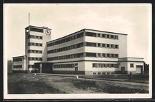 AK Frankfurt-Westend, Jugendherberge Haus der Jugend, Hansa-Allee 150, Bauhaus 