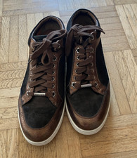  Coole, 100% Orig. JIMMY CHOO Miami Sneaker!Leder!Braun!Gr. 39!Herbst/Winter