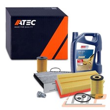 INSPEKTIONSPAKET FILTERSATZ SET B+5L EUROLUB 5W-30 FÜR VW GOLF 6 5K 1.6 2.0 TDI