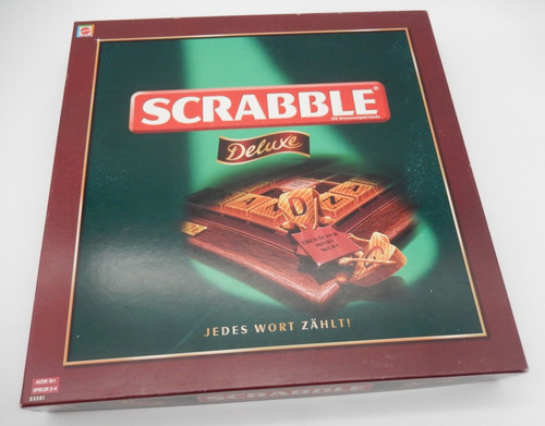 Scrabble deluxe spiel mattel - scrabble,