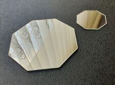 2 Achteckige Form Spiegel, zwei verschiedene Größen