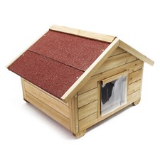 Kleines Katzenhaus isoliert Garten Terasse Katzenhütte Wurfkiste wetterfest