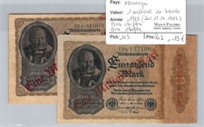 2 Geldscheine Deutschland 1