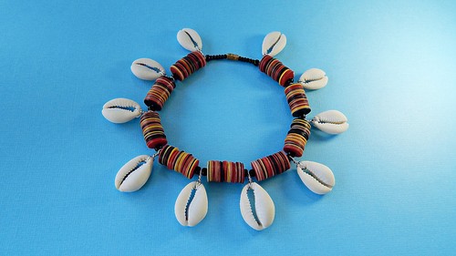 Kauri muschel fußkettchen - muschel,