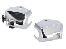 Set: Abdeckkappe Chrom, Blink- und Abblendschalter - für Simson S50