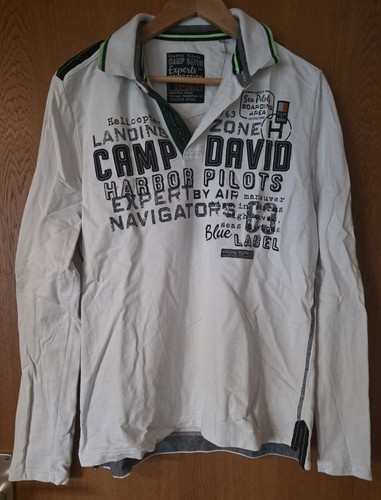 Camp david polohemd langarm - camp,