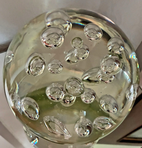 Große glaskugel dekorativer - große,