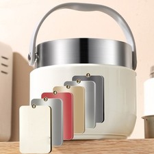 Vakuumisolierter Thermo Lebensmittelbehälter 1500 ml Auslaufsicher Edelstahl Schüssel