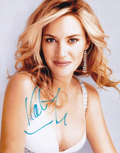Kate winslet signed autogramm - winslet,