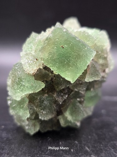 Fluorit zonar grün gelb aus - zonar,
