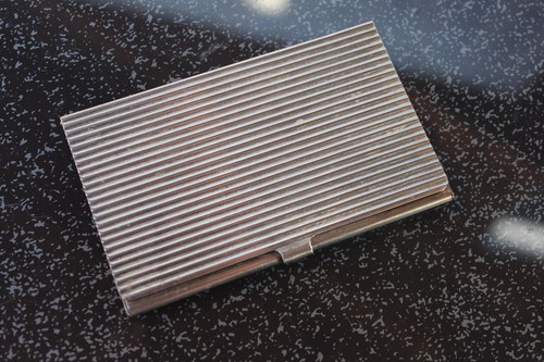 Altes silber etui - altes,