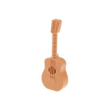 1x Lego Duplo Gitarre hell nougat Musikinstrument Figur Zubehör 6286378 65114