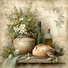 Wandbild Küche Frühstück