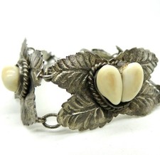 Antikes 800 Silber Armband Mit Grandl Tracht Trachtenschmuck Antikschmuck