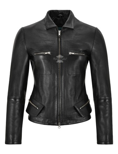 Damen frauen echt leder jacke - echt,