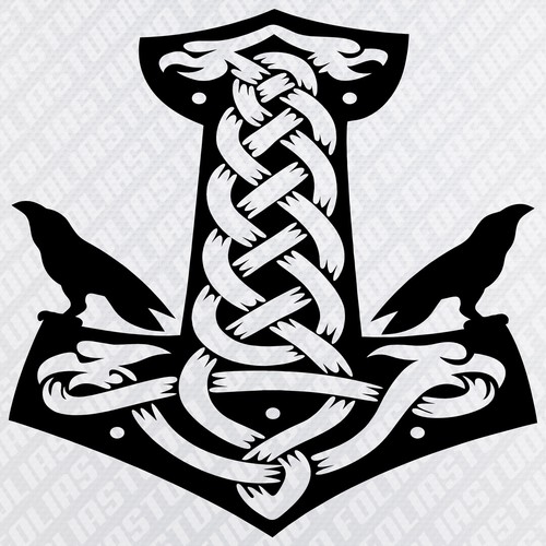 Mjölnir mit raben thor - mjÖlnir,