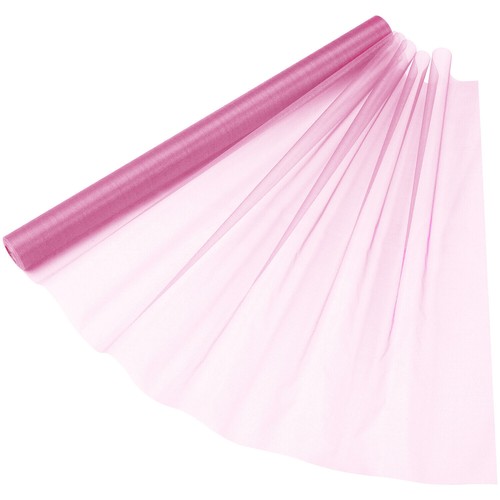 Organza transparent stoffrolle - organza,