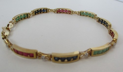 585er gold armband mit - gold,