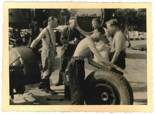 Orig foto soldaten - orig., flak