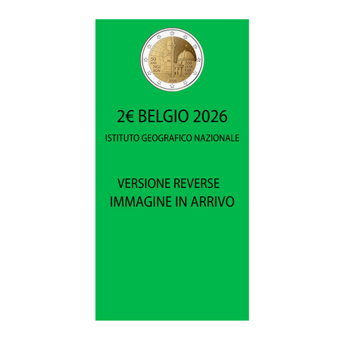 Euro gedenkmünze belgien - 2€,