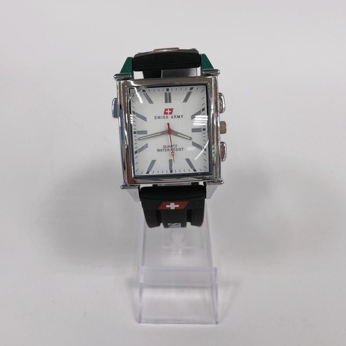 Swiss army quartz analog - army,