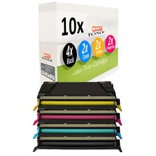 10x Toner f�r Lexmark