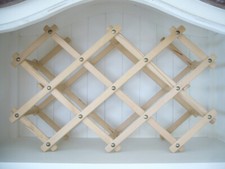 IKEA ☼ Weinregal bis 10 Flaschen helles Holz 61,5 x 37,5 x 18 cm klappbar