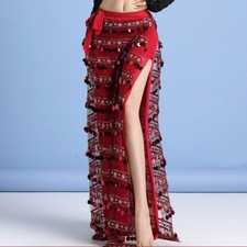 Damen Langer Rock Seite