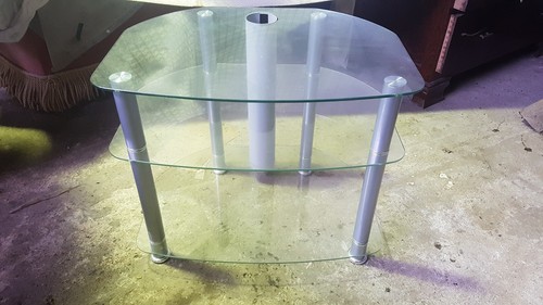 Ständer ebenen aus glas - tv-ständer,