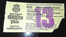 Orig. TICKET Borussia Dortmund Mönchengladbach 79/80 EINTRITTSKARTE Fußball BVB