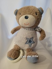 PUSBLU DM Spieluhr Bär Blau 18 cm Weißt du wieviel Sternlein stehen Herz Stern