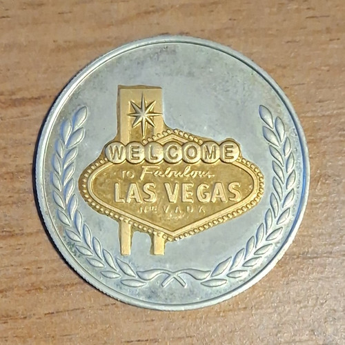 Las vegas metall jeton mit - las, bi-metall