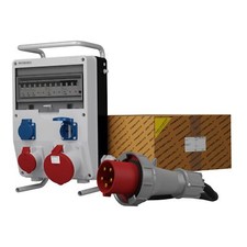 Baustromverteiler TD-S/FI 1x63A 1x16A 2x230V SKHU Kabel Doktorvolt® 0304