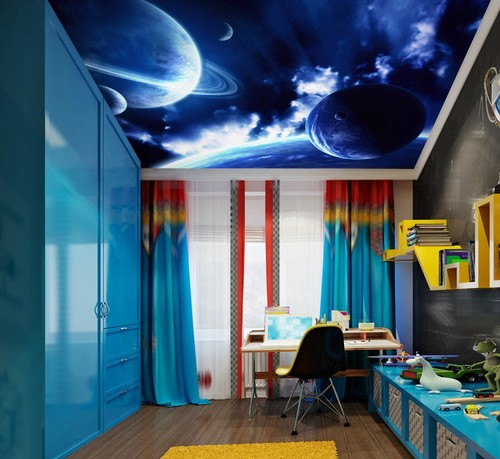 Blau planet 1734 geschäft - 3d,