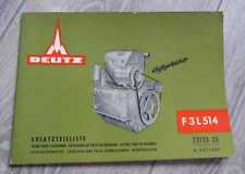 Deutz Motoren F3L514 Ersatzteilliste